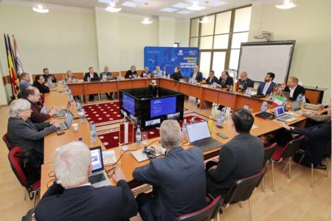 Reunión de dirección del consorcio, con presencia del Rector Kessler, esta semana en Cluj-Napoca.